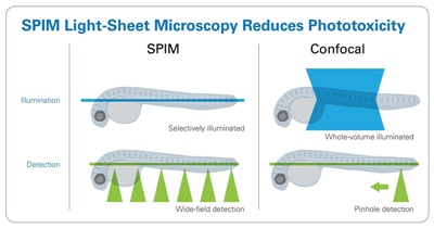 Low phototoxicity technique