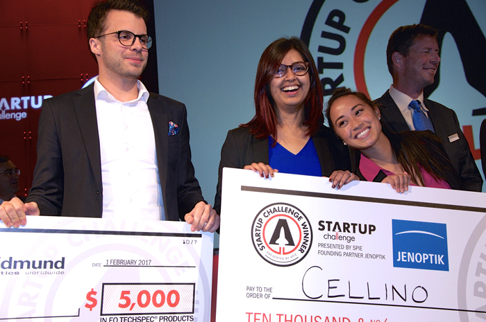 Winning team: Cellino's Jakub Florkiewicz, Nabiha Saklayen and Marinna Madrid.