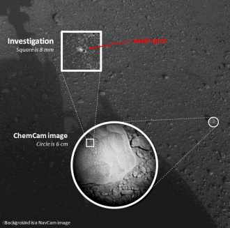 ChemCam in action