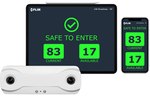 Safe spacing: Flir's Occupancy Management Solution.