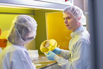 Jenoptik’s optoelectronics production site in Berlin.