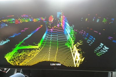 Live lidar data