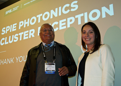 Mexican cluster presenters: Dr Oracio Barbosa Garcia and Azul Ogazón Gómez.