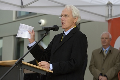 Gérard Mourou at ELI Beamlines