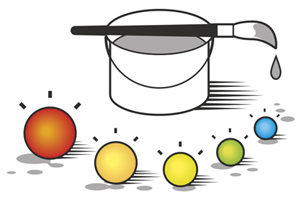 Quantum effects arise when particles shrink.