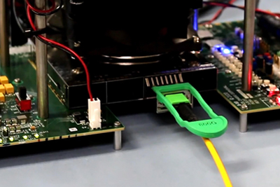 II-VI is demonstrating 400/800G transceivers for 25.6T & 51.2T datacenter switches.