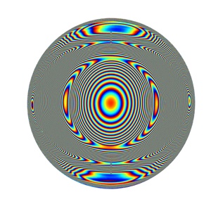 Phase imaging of a soft contact lens