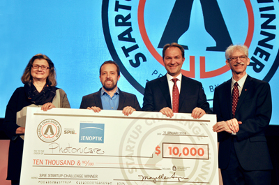 In 2018, PhotoniCare was named winner of the SPIE Startup Challenge.