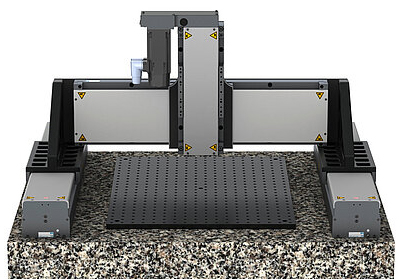  PI’s new linear stages can be combined to gantries.