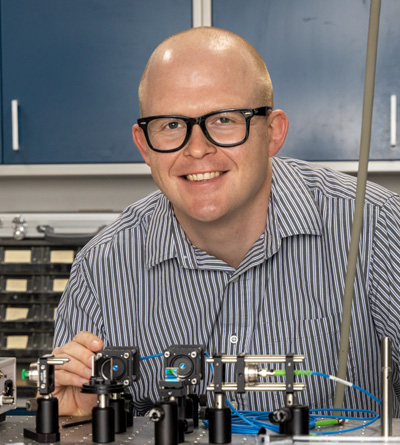 Prof. Joe Lukens, senior director of ASU’s Quantum Networking.