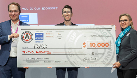 Winner of the SPIE Startup Challenge in 2024: TRAQC (click for info).