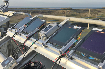 Tandem outdoor testing facility at TNO, The Netherlands.