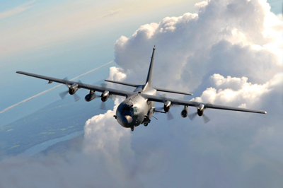 Laser-ready: Lockheed AC-130J Ghostrider gunship.