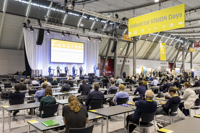 Start-ups can present their innovations at the Industrial VISION Days forum.