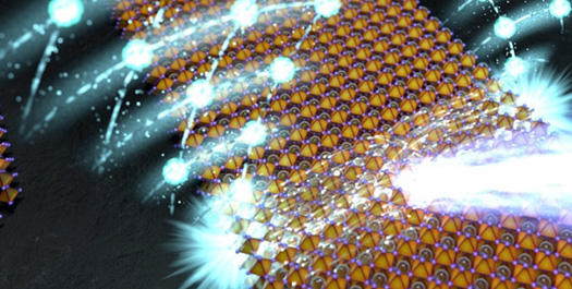 Perovskite waveguides exhibiting edge lasing effect.